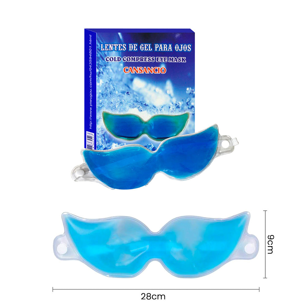 ANTIFAZ DE GEL – ALIVIO OCULAR Y ANTI-OJERAS – USO EN CALOR Y FRÍO