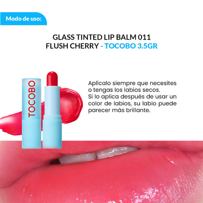TOCOBO – Bálsamo Labial – Glass Tinted Lip Balm Flush Cherry 3.5gr