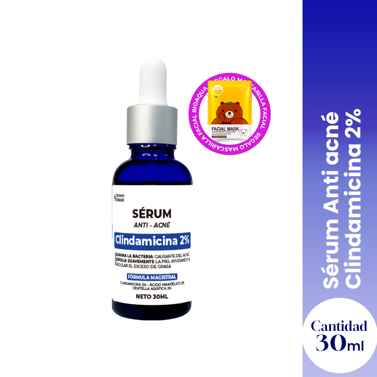 Sérum Anti acné Clindamicina 30 ml - Dermo Sumak