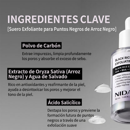 NIDA Black Rice Blackhead Exfoliating Serum