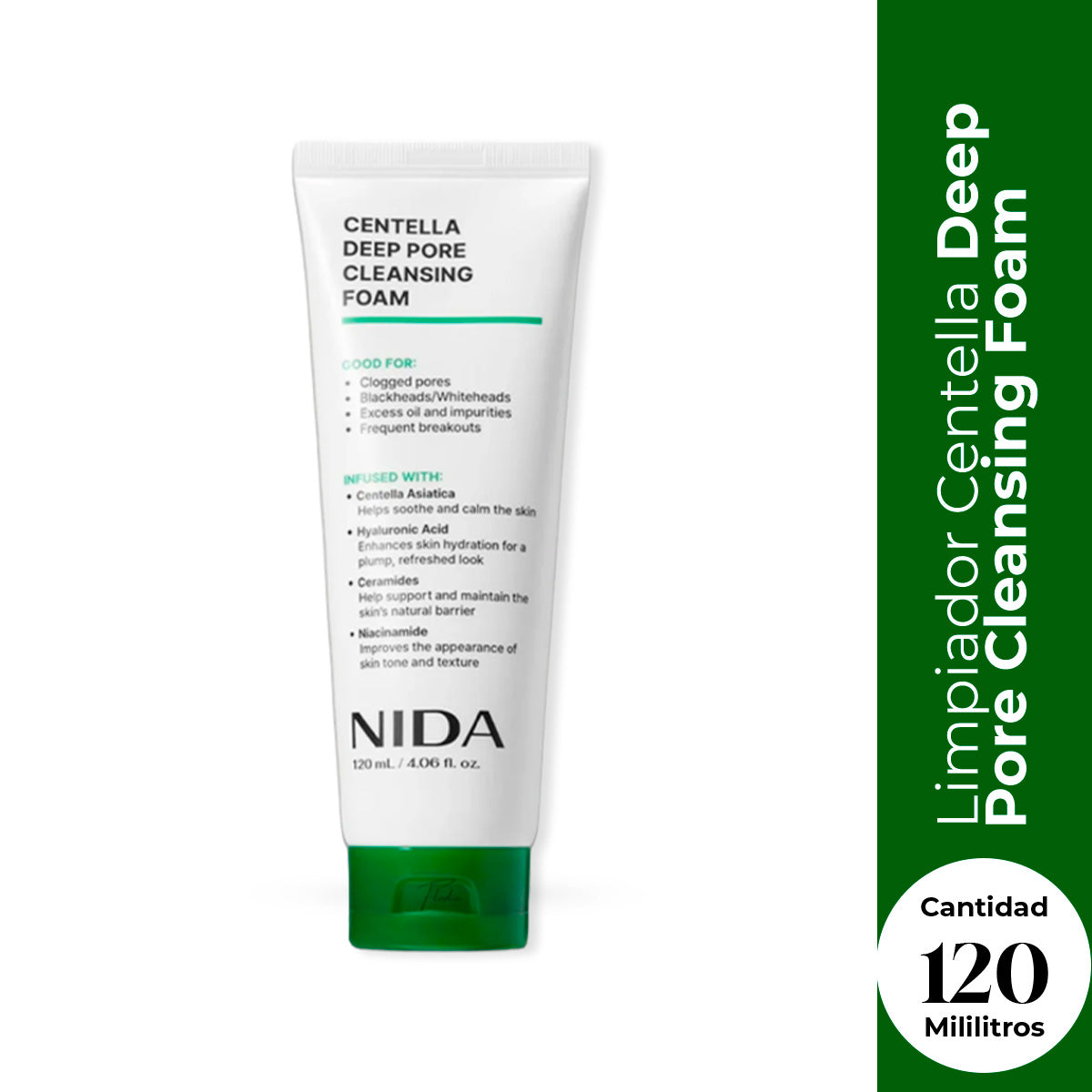 NIDA Centella Deep Pore Cleansing Foam