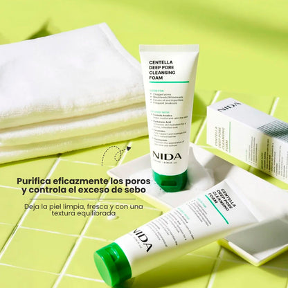 NIDA Centella Deep Pore Cleansing Foam