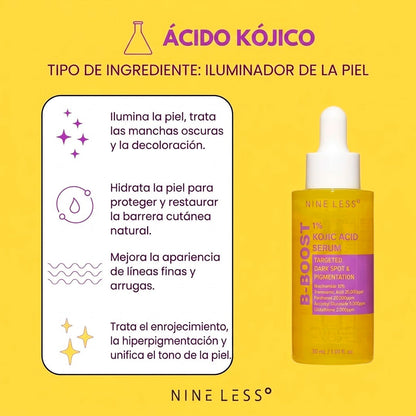 NINELESS B-Boost 1% Kojic Acid Serum 30ML