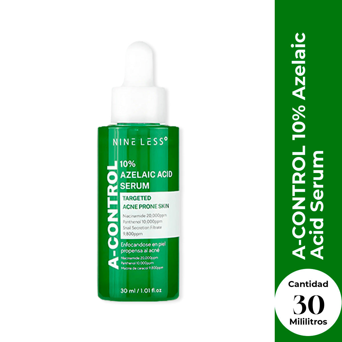NINELESS A-CONTROL 10% Azelaic Acid Serum 30ml