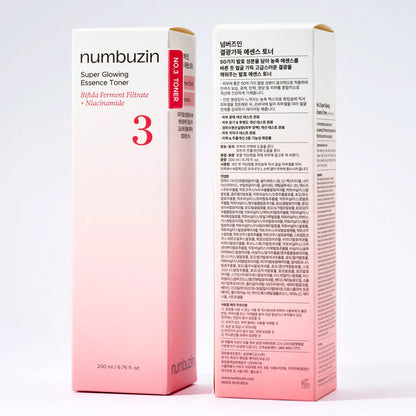 Numbuzin No.3 Super Glowing Essence Toner 200ml