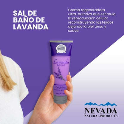 Sal de baño de lavanda 400ml - Nevada