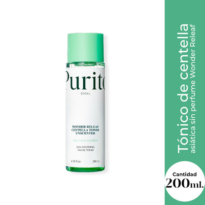 Wonder Releaf Centella Toner Unscented  200ml - PURITO