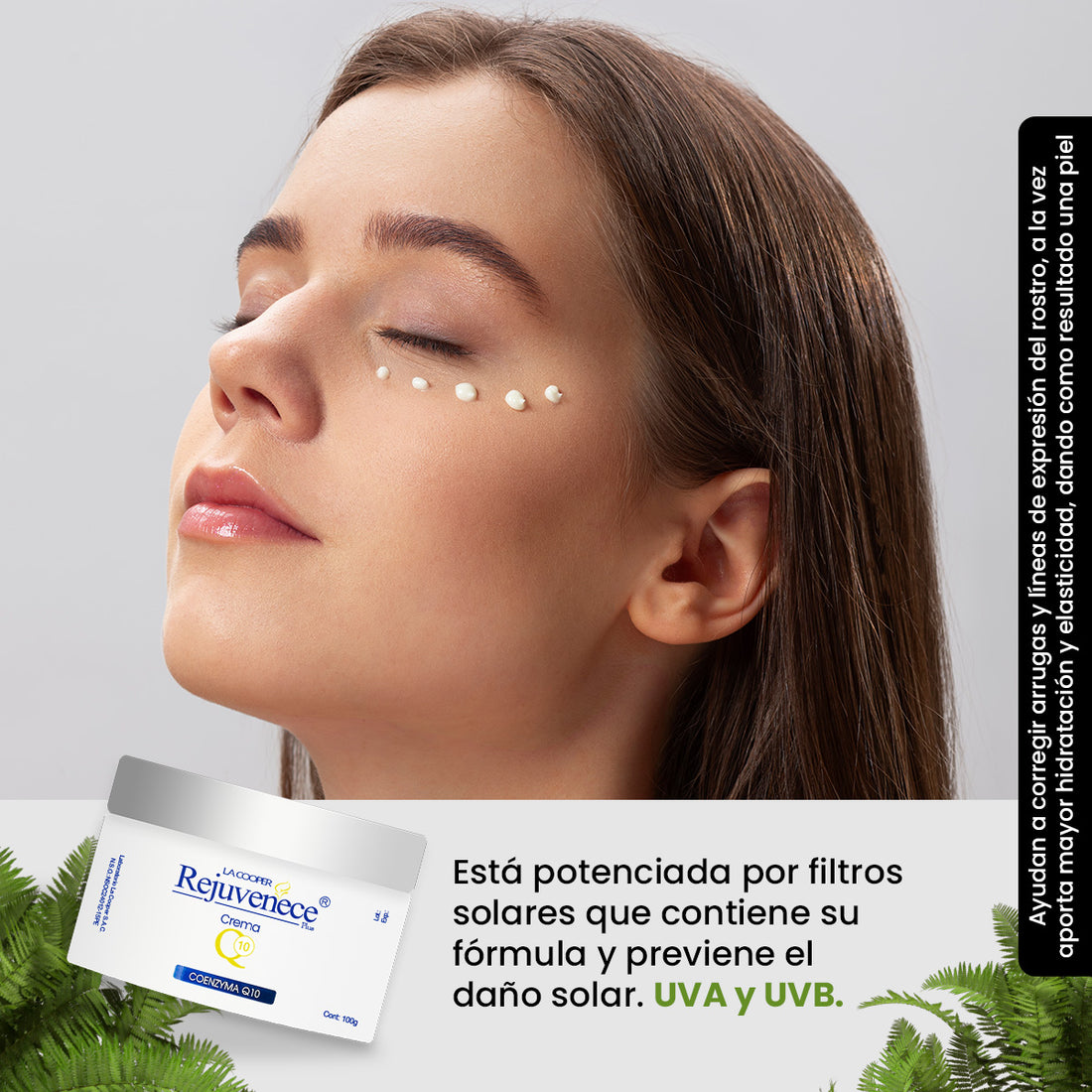La Cooper – Crema Facial Rejuvenece Plus Q10 + Retinol + Coenzima – 100g