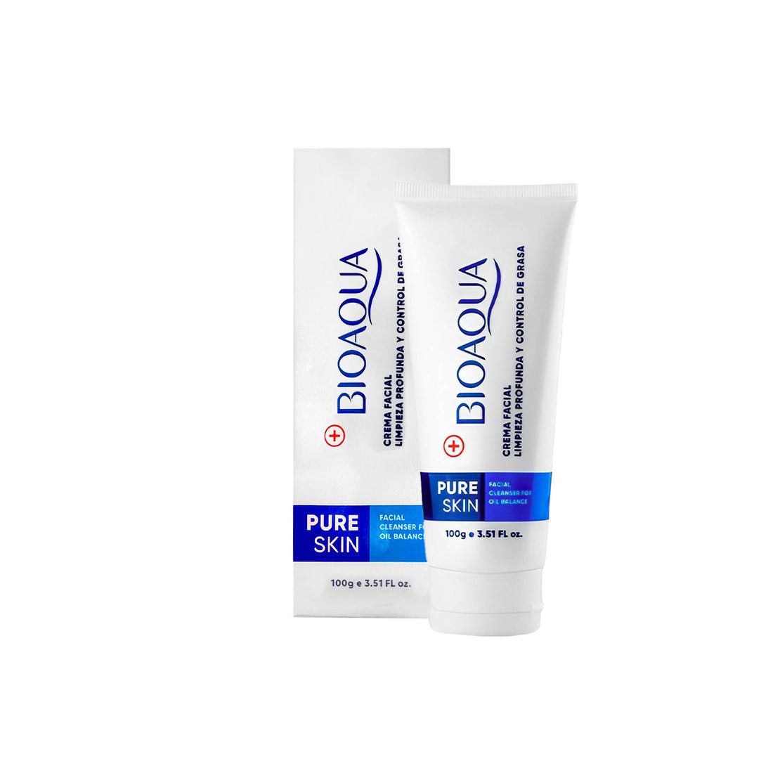 Crema Facial Limpiadora Profunda – Control de Acné y Exceso de Grasa – Pure Skin 100g