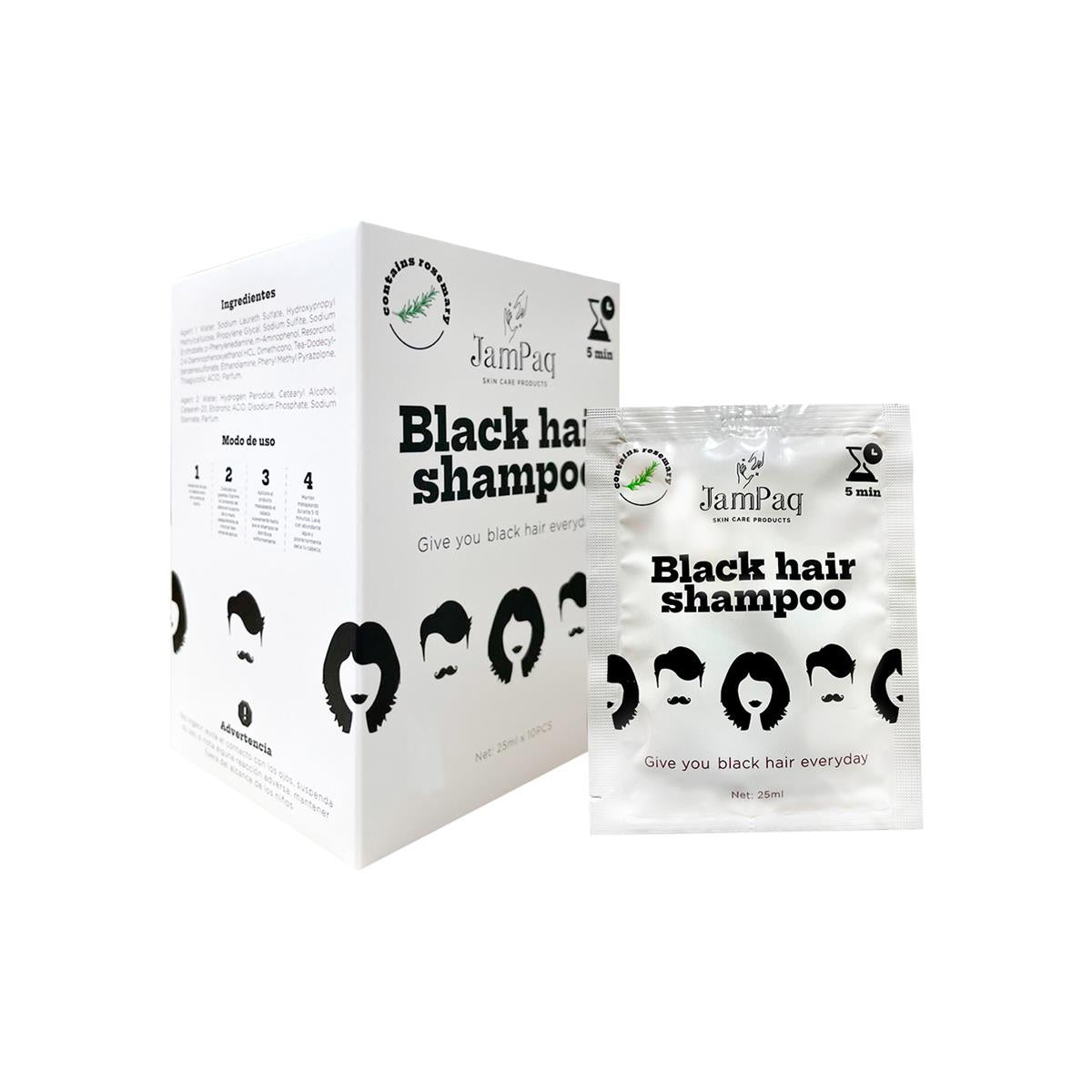 Shampoo Pinta Canas Color Castaño x10 - JamPaq 25ml