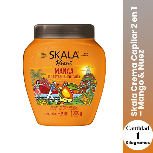 Skala Crema Capilar 2 en 1 – Mango & Nuez 1000g