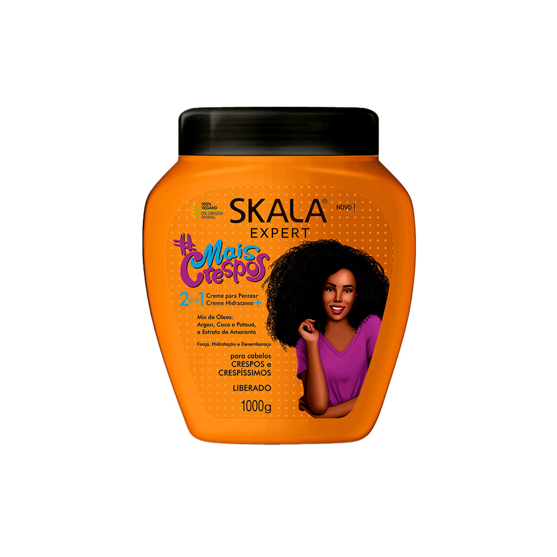 Crema Capilar Skala Mais  Crespos 2 en 1 1kg – Cabello Crespo y Rizado