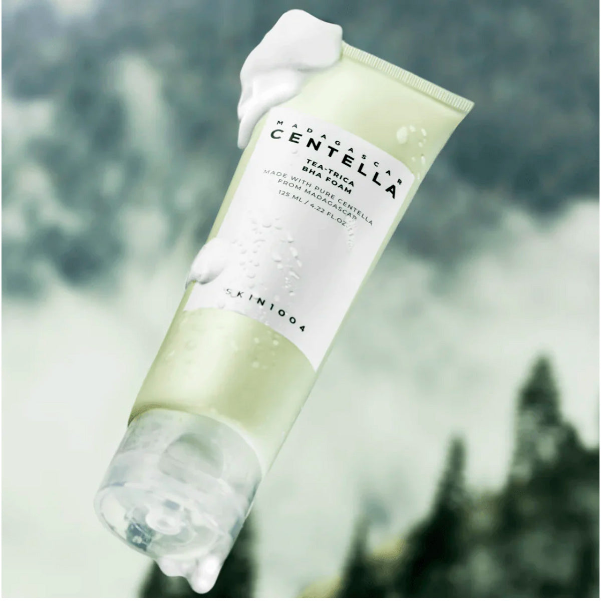 Madagascar Centella Tea-Trica Bha Foam 125ml - SKIN1004