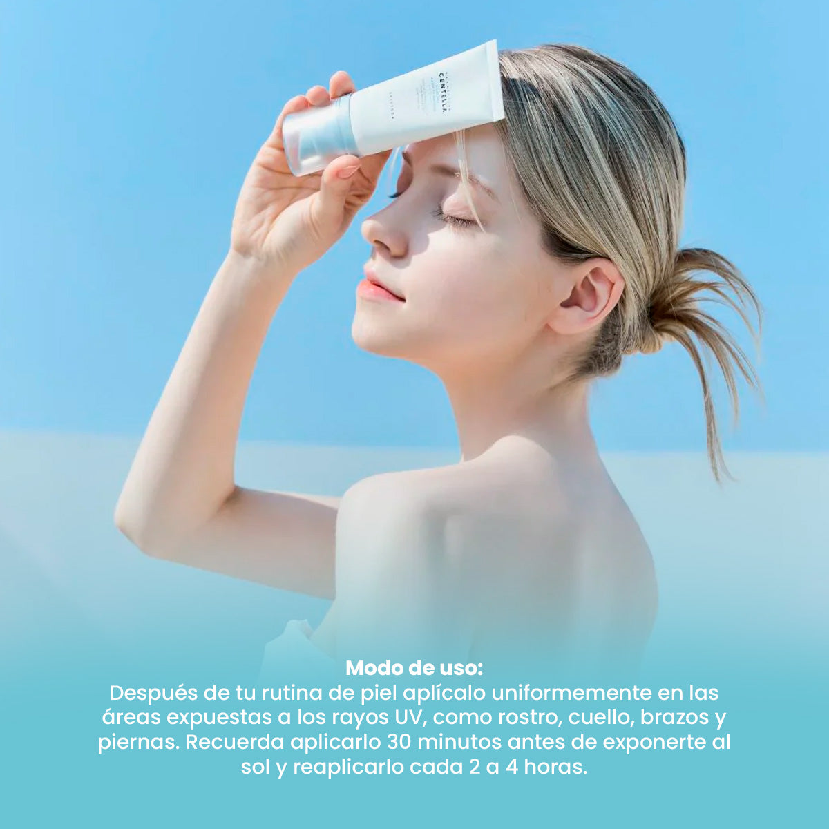 Madagascar Centella Hyalu-Cica Water-Fit Sun Serum 50ml x 2ea (Twin Pack) - skin1004