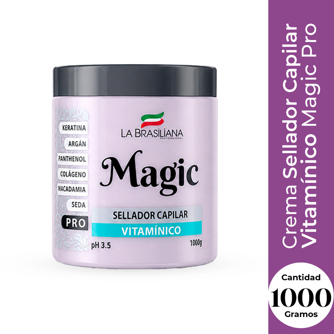Crema Sellador Capilar Vitamínico Magic Pro 1kg - La Brasiliana