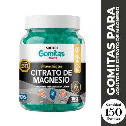 Gomitas Adultos Citrato de Magnesio - Sottcor