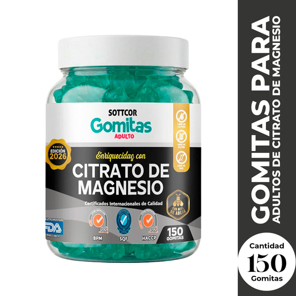Gomitas Adultos Citrato de Magnesio - Sottcor