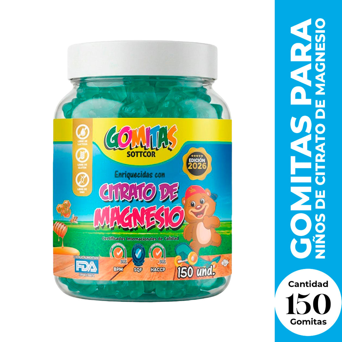 Gomitas para Niños Magnesio - Sottcor