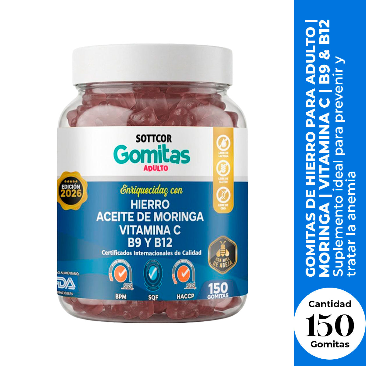 GOMITAS DE HIERRO ADULTO - SOTTCOR