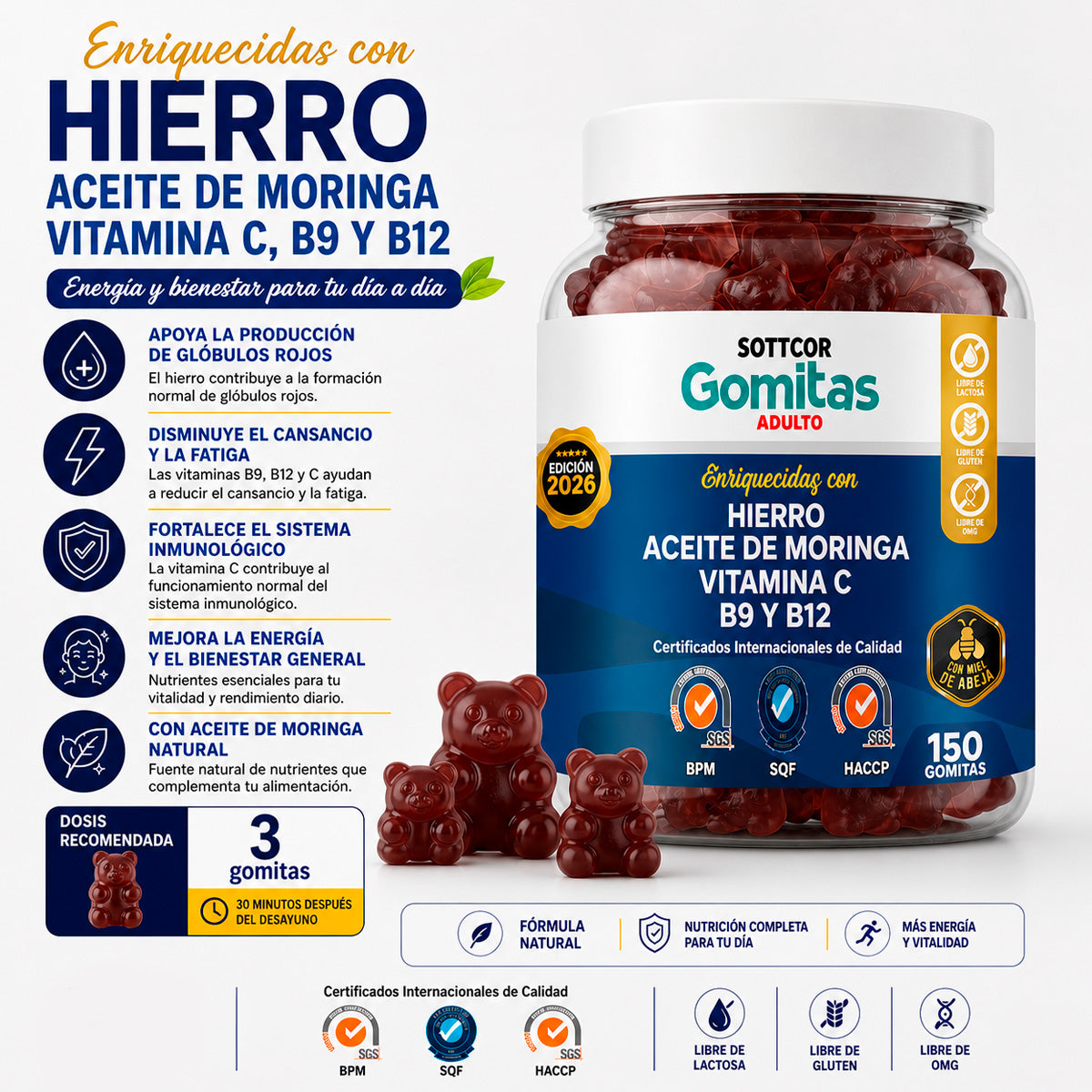 GOMITAS DE HIERRO ADULTO - SOTTCOR