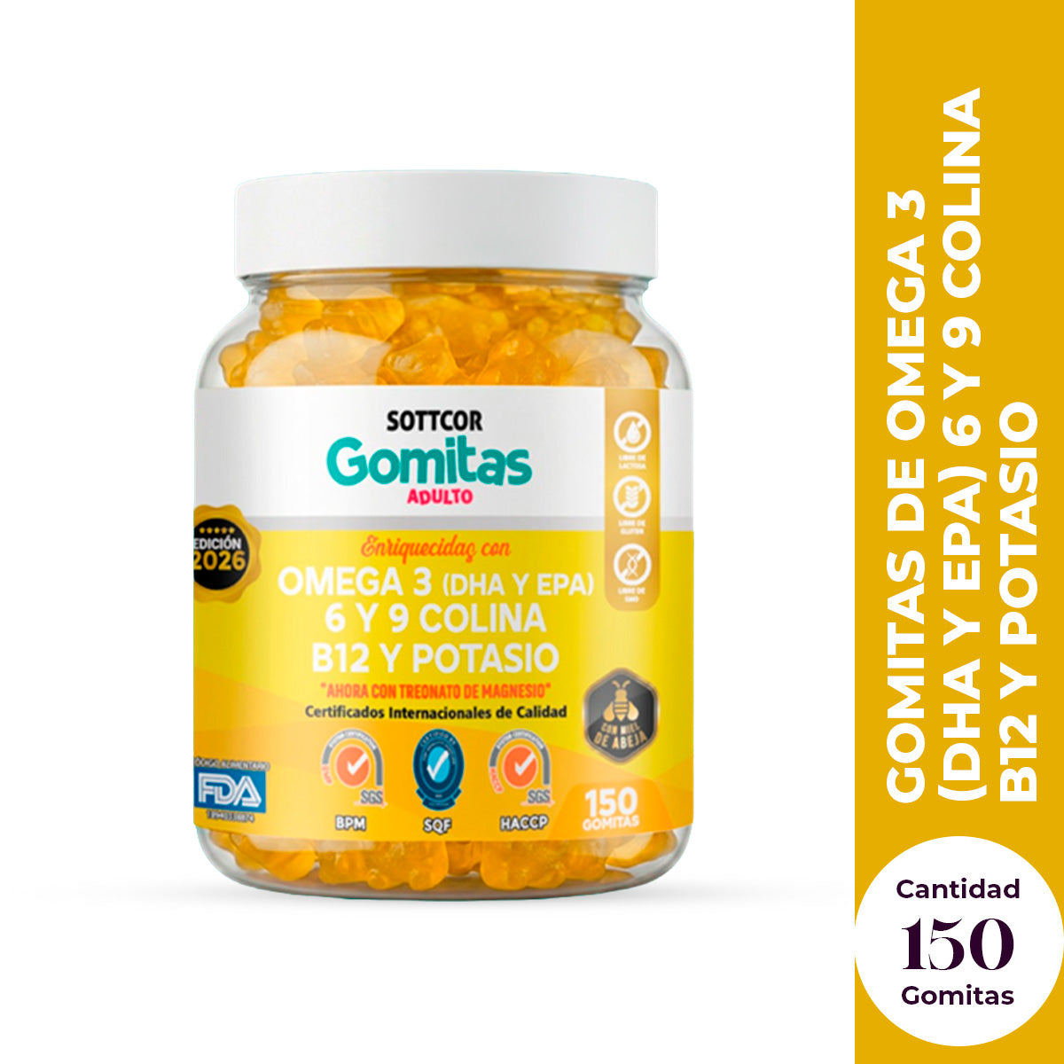 GOMITAS DE OMEGA 3 - ADULTOS SOTTCOR