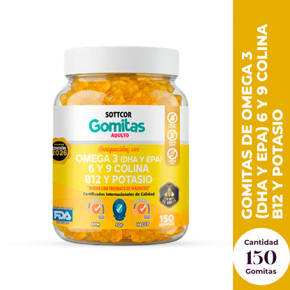 GOMITAS DE OMEGA 3 - ADULTOS SOTTCOR