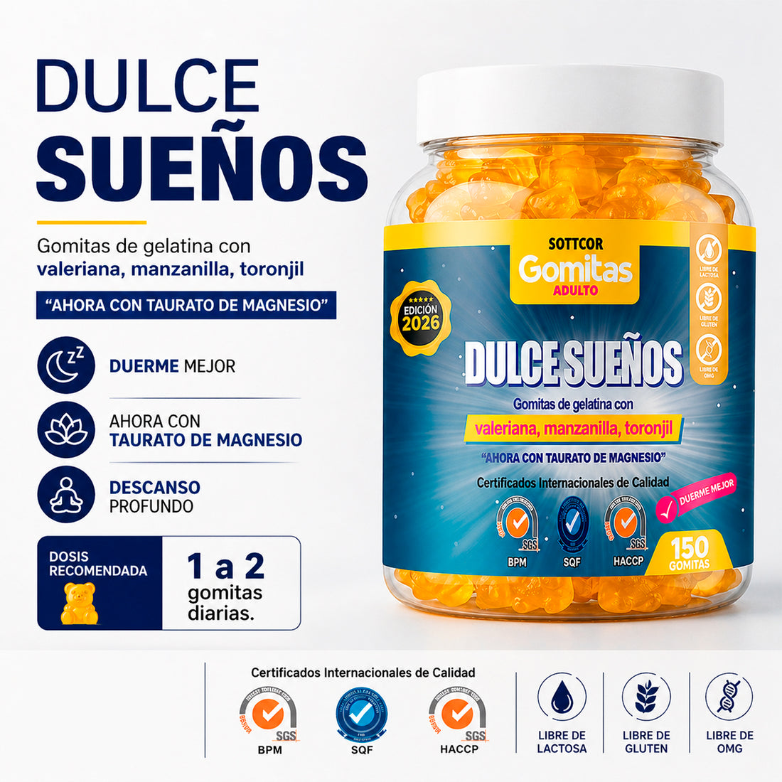GOMITAS DE VALERIANA ADULTO  - SOTTCOR