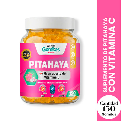 Gomitas para Adultos PITAHAYA 150 Gomitas - Sottcor