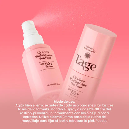 TAGE Cica-Tree Shaking Glow Sun Fixer SPF50+ PA++++ 50ml