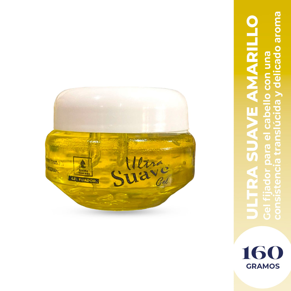 Vena Gel Fijador de Cabello – Amarillo Ultra Suave 160g