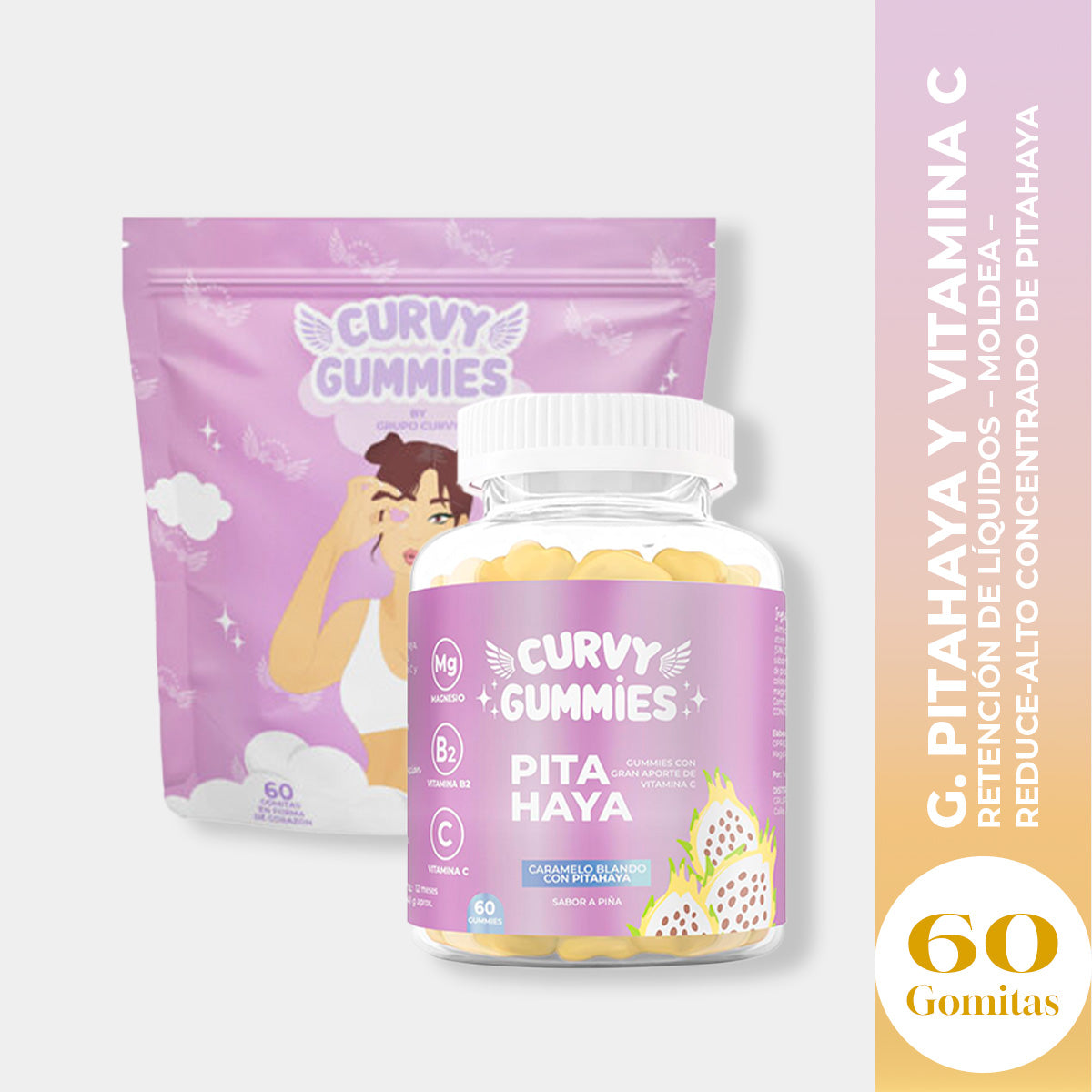 OFERTA!! 🔥Suplemento PITAHAYA en Gomitas - Curvy Gummies