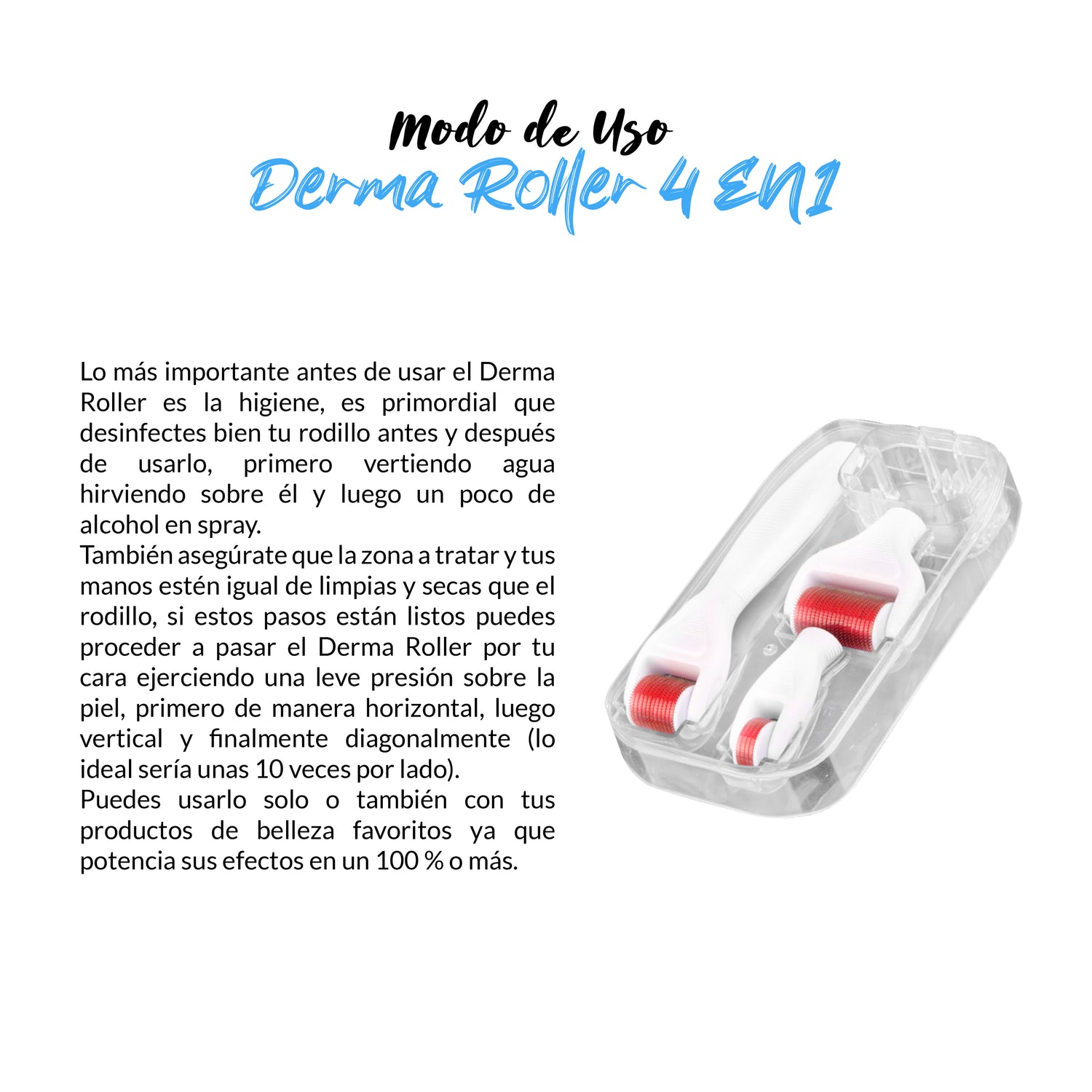 LIQUIDACION!!! Derma Roller 4 EN1
