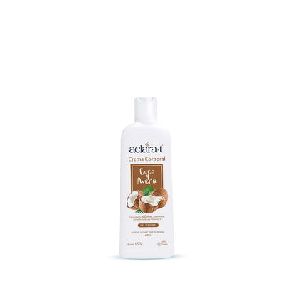 Aclara-T Crema Corporal Hidratante – Coco &amp; Avena 150g