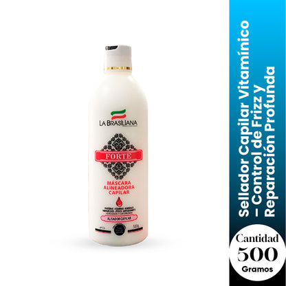 La Brasiliana Máscara Alineadora Capilar – Alisado Progresivo – 500g