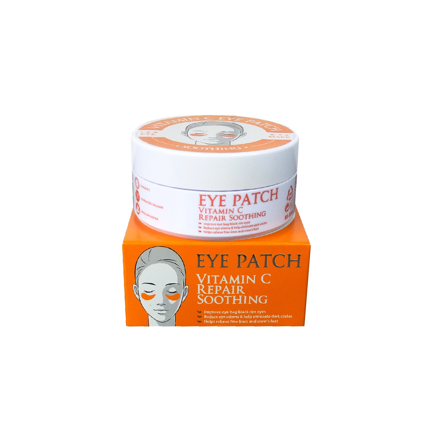 FRUIT OF THE WOKALI – PARCHE PARA HIDRATAR Y REDUCIR OJERAS – VITAMINA C – 60 UNID