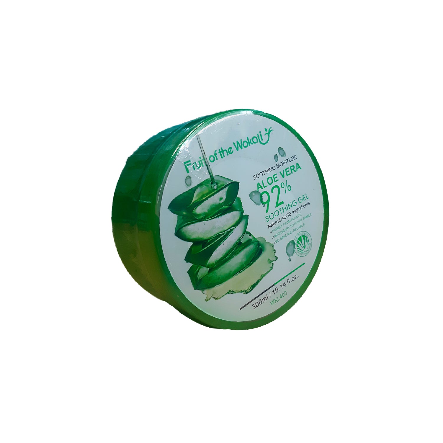 FRUIT OF THE WOKALI – GEL CALMANTE E HIDRATANTE – ÁLOE VERA NATURAL 92% – 300ML