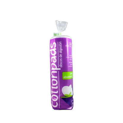 DISCOS DE ALGODÓN – COTTONPADS – LIMPIEZA SUAVE Y EFECTIVA – 120 UNIDADES
