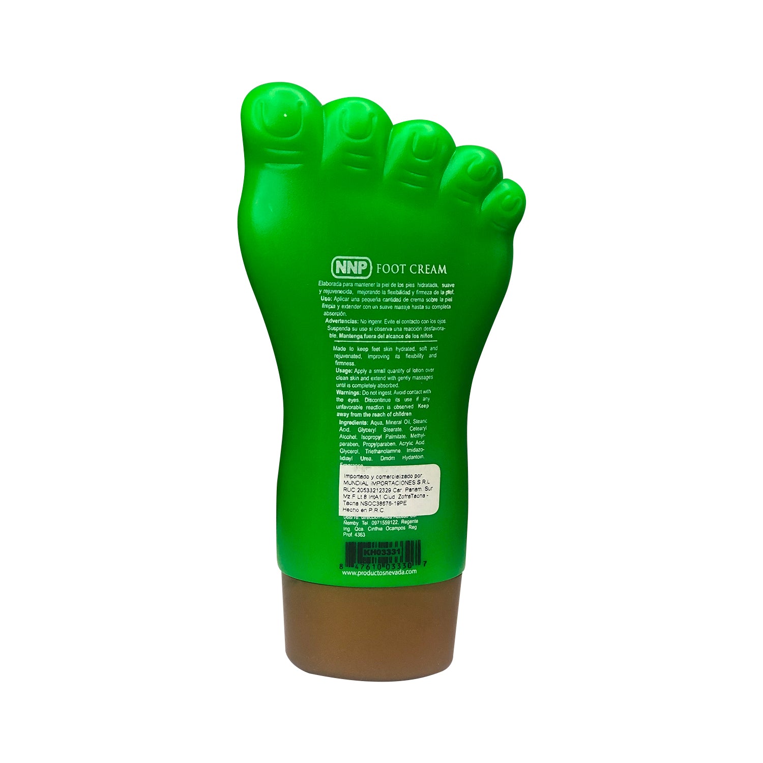 Crema Hidratante para los pies con fragancia a Limon 120ml