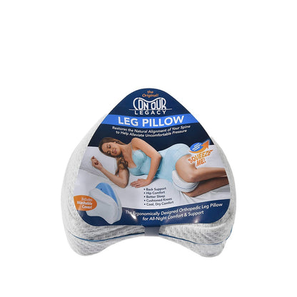 Almohada Ergonómica Viscoelástica – Piernas y Rodillas – Cojín Ortopédico de Espuma