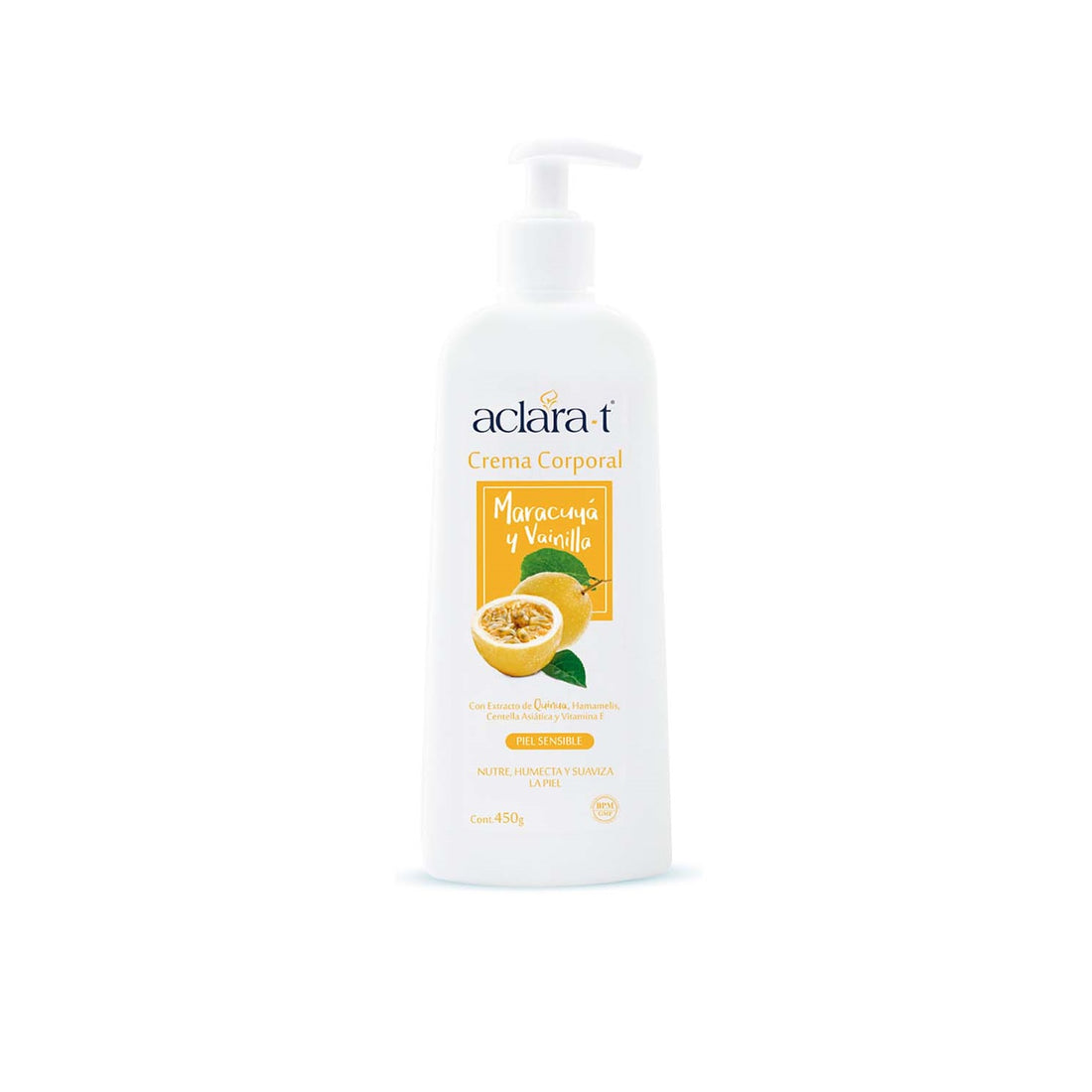 Aclara-T Crema Corporal Hidratante – Vainilla 450g