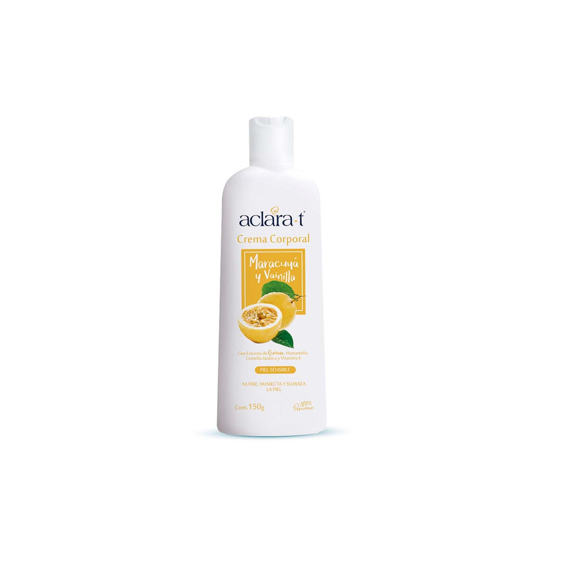 Aclara-T Crema Corporal Hidratante – Maracuyá &amp; Vainilla 150g