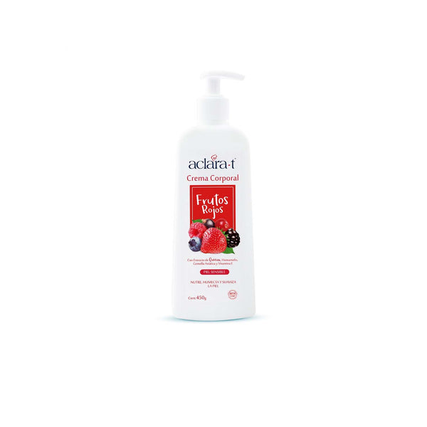 Aclara-T Crema Corporal HidratanteT – Frutos Rojos 450g