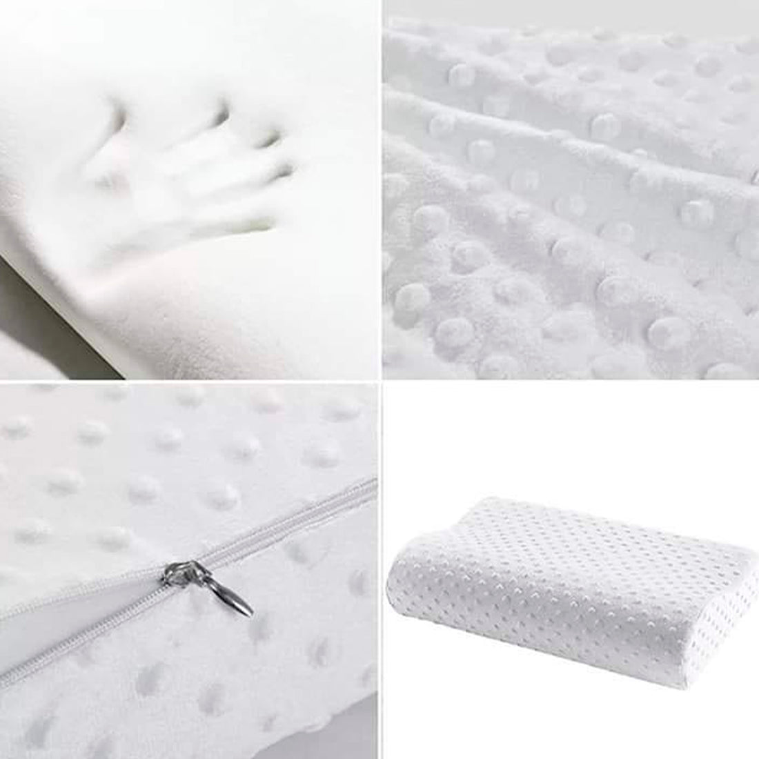 Memory Pillow – Almohada Viscoelástica Ortopédica – Ergonómica y Cervical